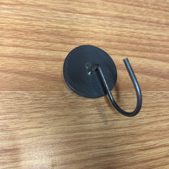 Bird Shower Curtain Hooks / Hangers- Decorative- Brown Metal Set of 12-Bluebird - Picture 9 of 11